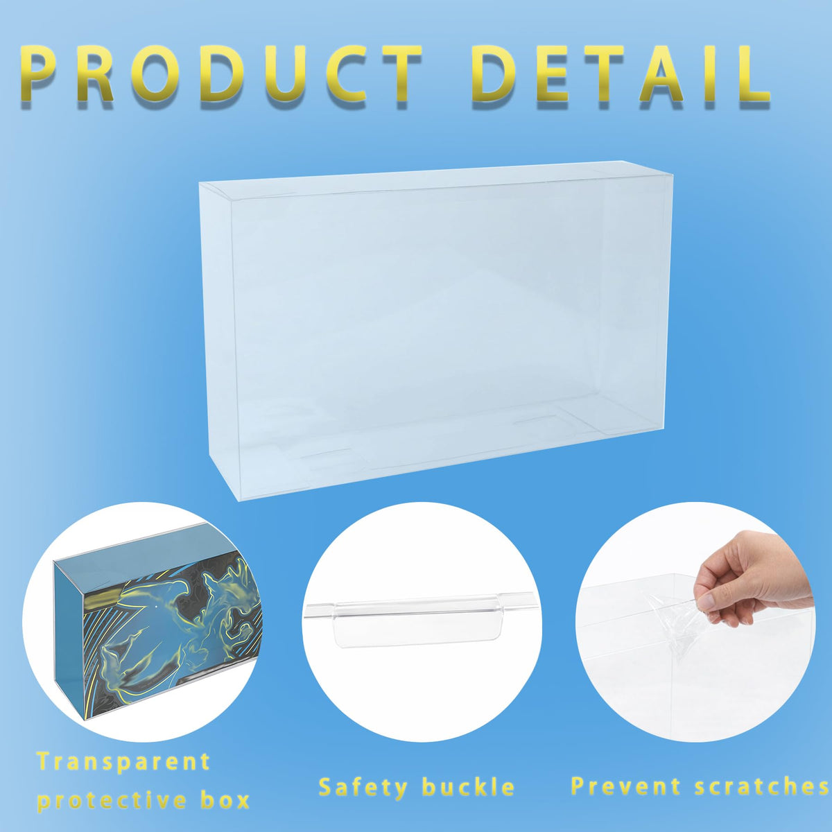 XEMMDX protector case with UV protection panel for long-lasting clarity