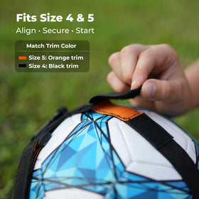 Xerceo fit guide helps quick sizing for size 4 and 5 balls