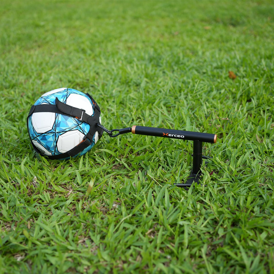 Xerceo ground touch trainer on grass enhances ball control and rhythm