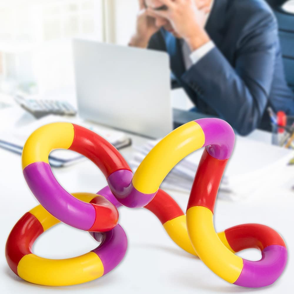 Xesakesi fluid twisting motion toy for tactile feedback and stress release.