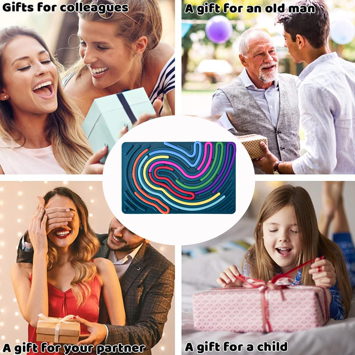 Xesakesi silicone calming toy for travel reduces stress in kids and adults with discreet play.