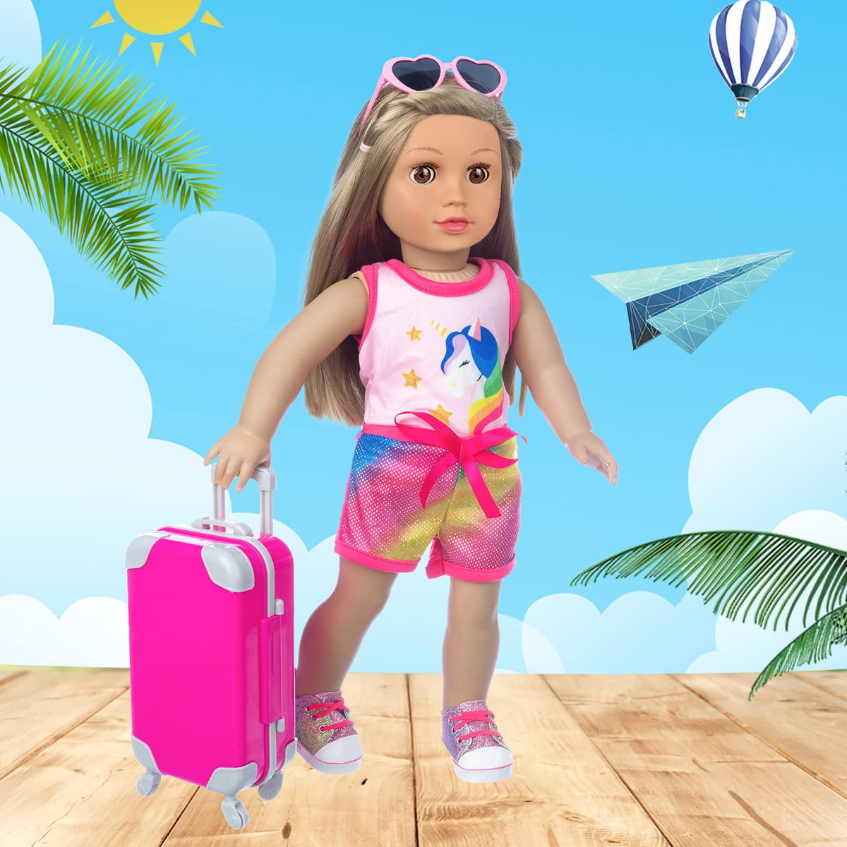 XFEYUE doll mobile phone helps simulate on-the-go communication during play.