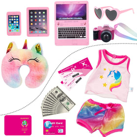 XFEYUE doll sunglasses provide stylish protection for sunny play adventures.