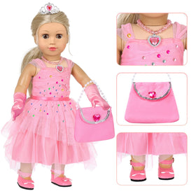 XFEYUE makeup palette for 18-inch dolls with realistic colors