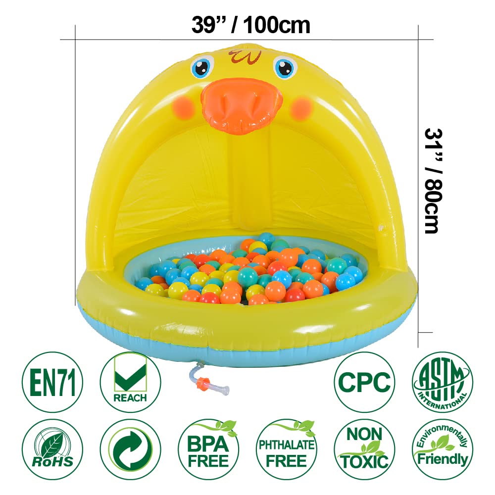 XFlated 39-inch baby pool ideal for babies and small pets.