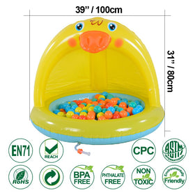 XFlated 39-inch baby pool ideal for babies and small pets.
