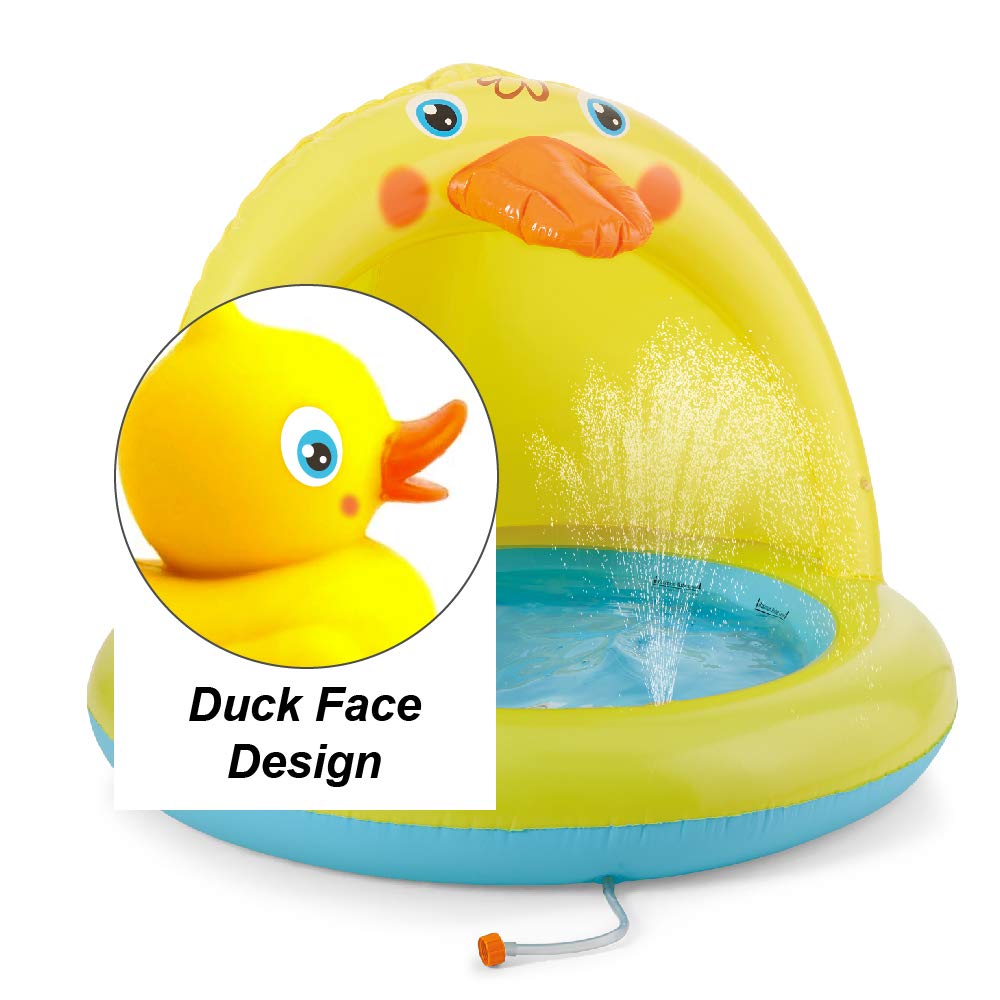 XFlated outdoor toddler pool ready for backyard splash sessions.