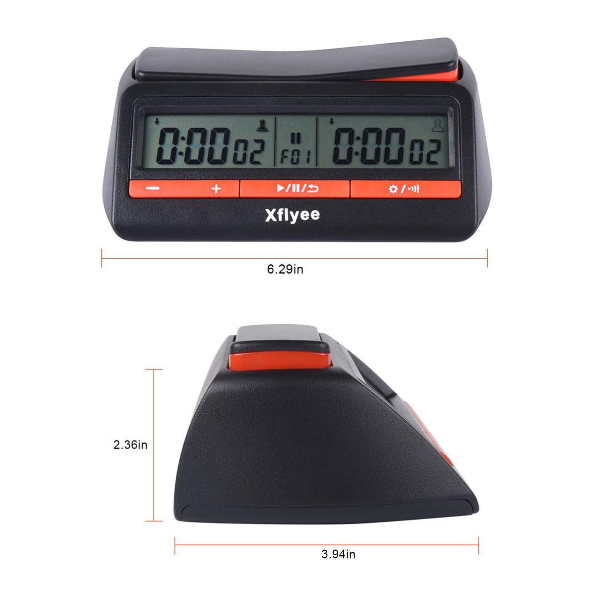 Xflyee Chess Clock batteries included for immediate use