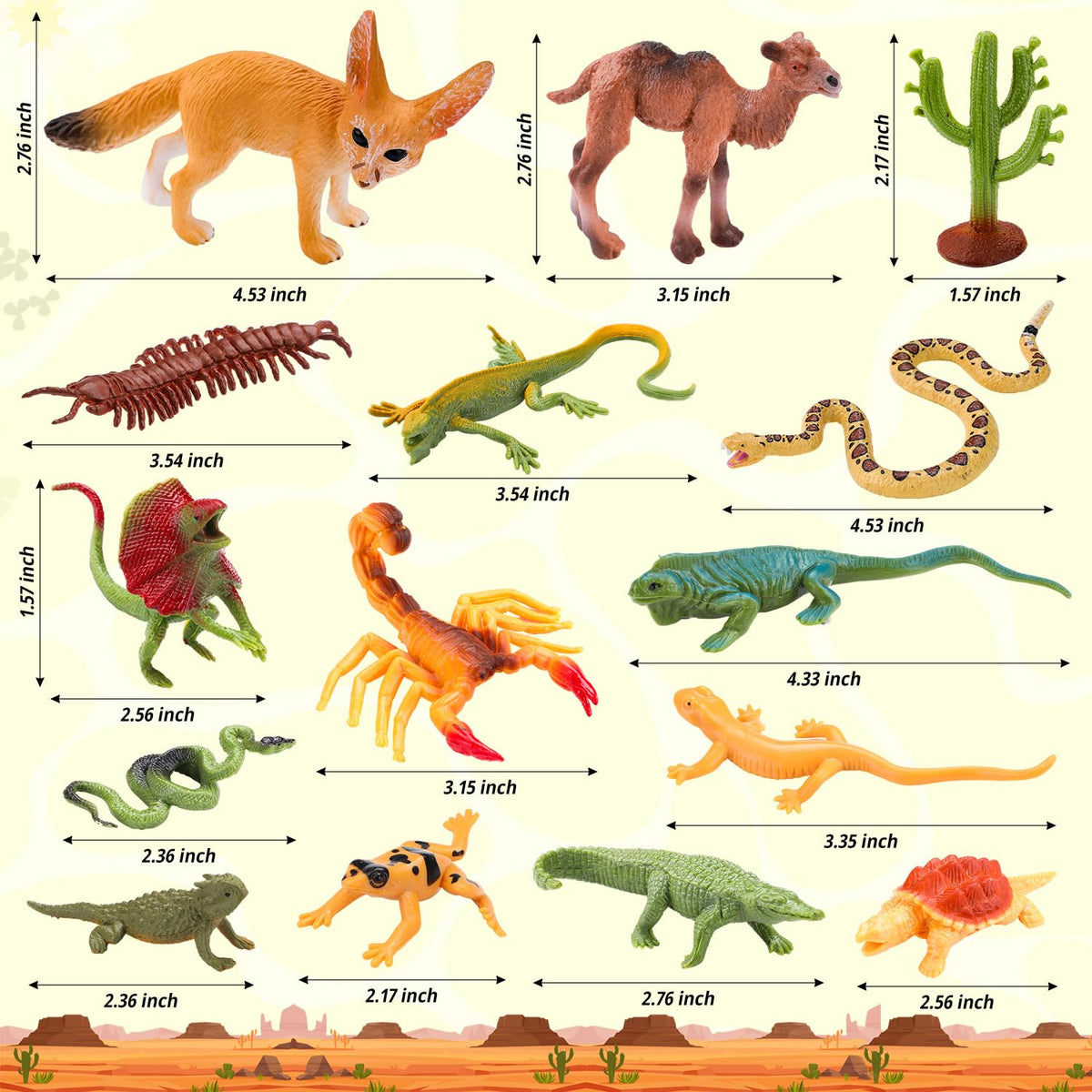 XGHSHW desert diorama kit enables creative storytelling and classroom projects.