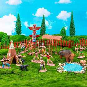 XGHSHW Mixed model trees create natural diorama landscapes
