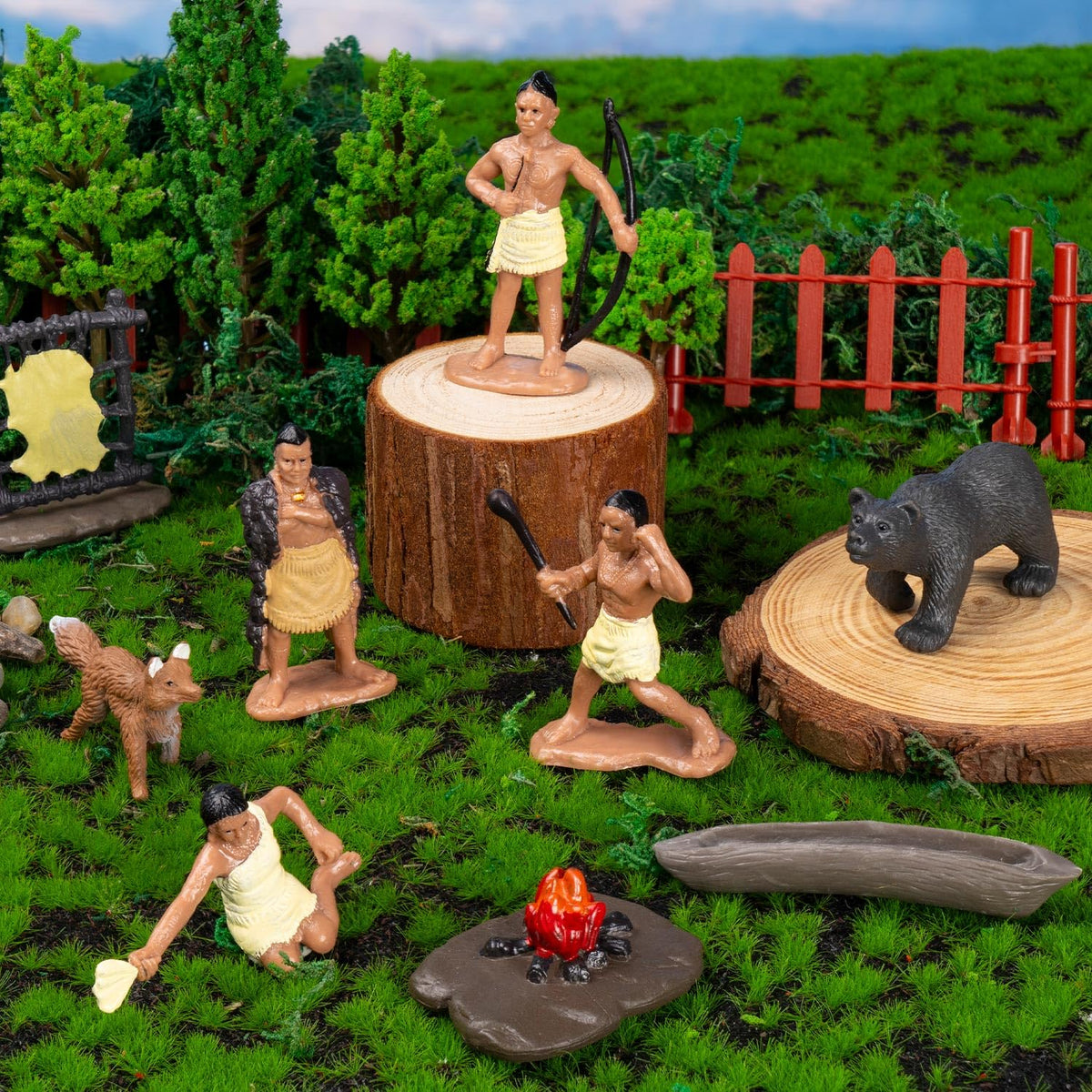 XGHSHW Mixed trees add natural scenery to dioramas