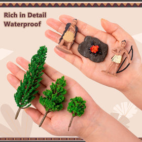 XGHSHW Stream stones create riverbank textures for displays