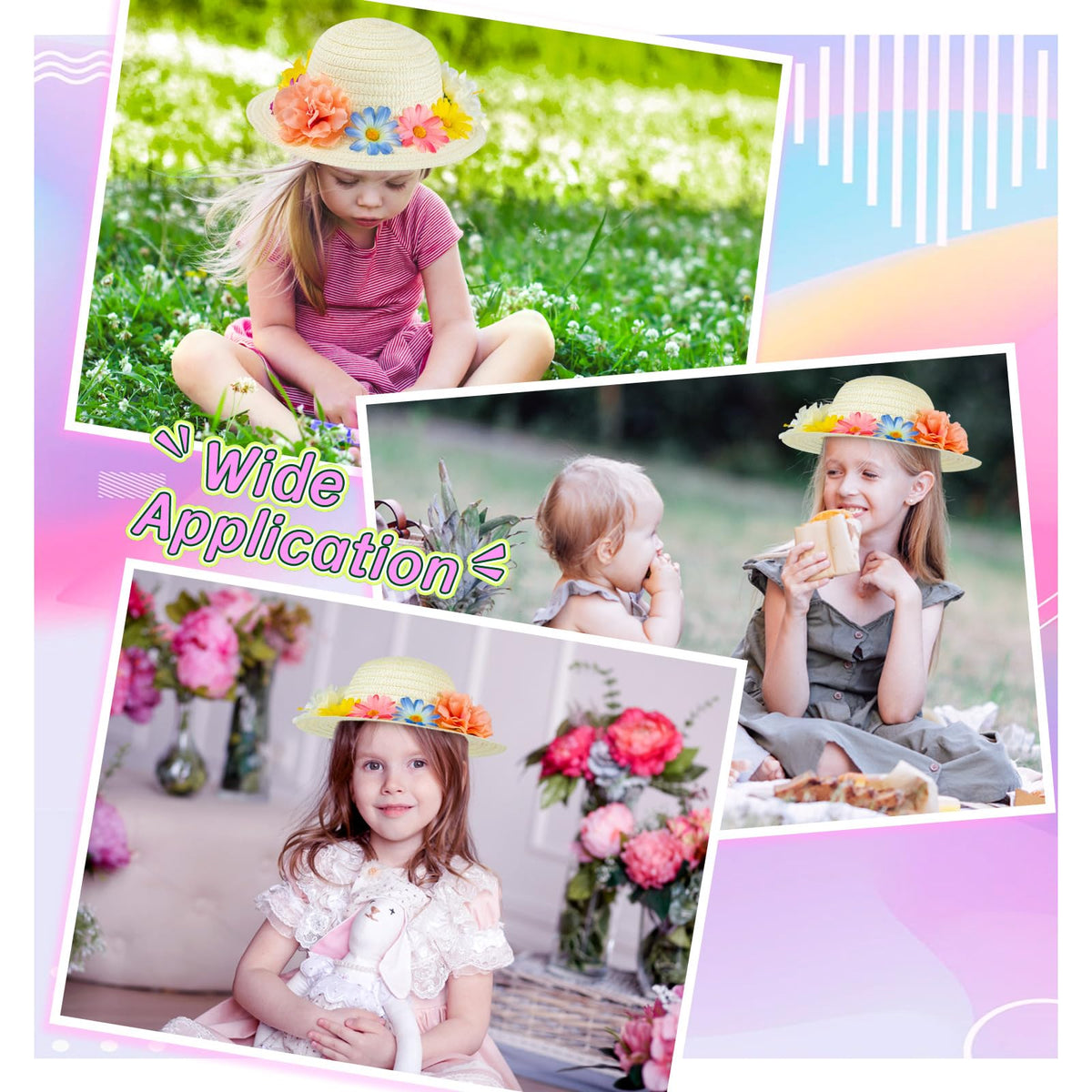 XGHSHW versatile party ideas with hats and flowers for celebrations