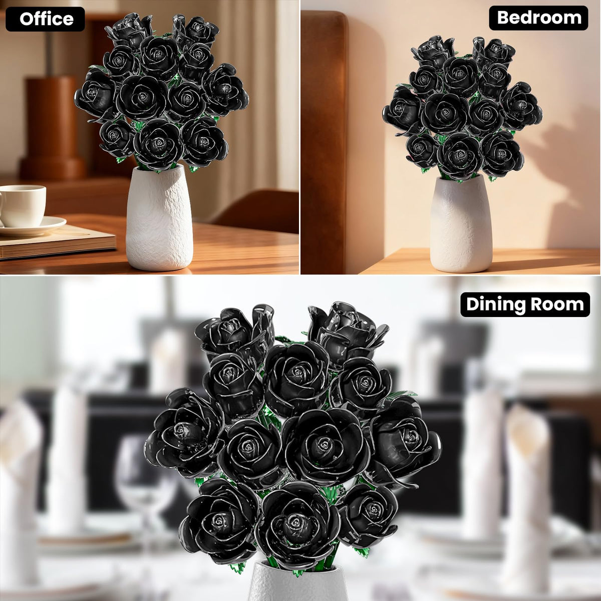 XGSHJ swing-petals-rose-bouquet adds dynamic pose options to your decor