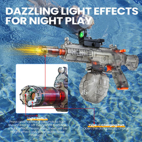 xhecwtiy Electric Water Gun 450cc capacity supports extended play