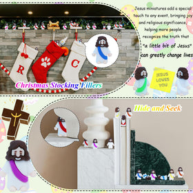 XiawaLangzhuo baptism gift mini Jesus figurine for celebrations.