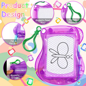 XiawaLangzhuo erasable magnetic board tiny pads with one-swipe erase