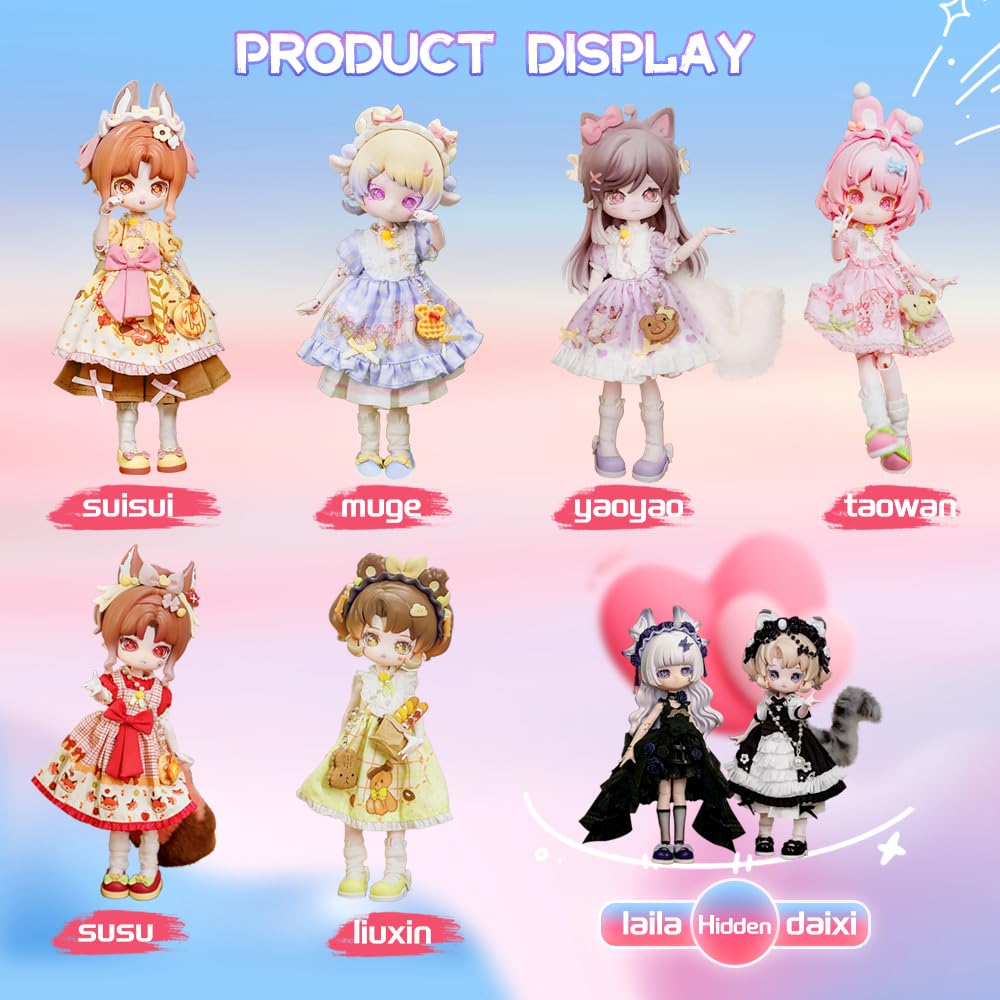 XiDonDon Minty the Fantasy Forest figure pose displays dynamic display potential for shelves