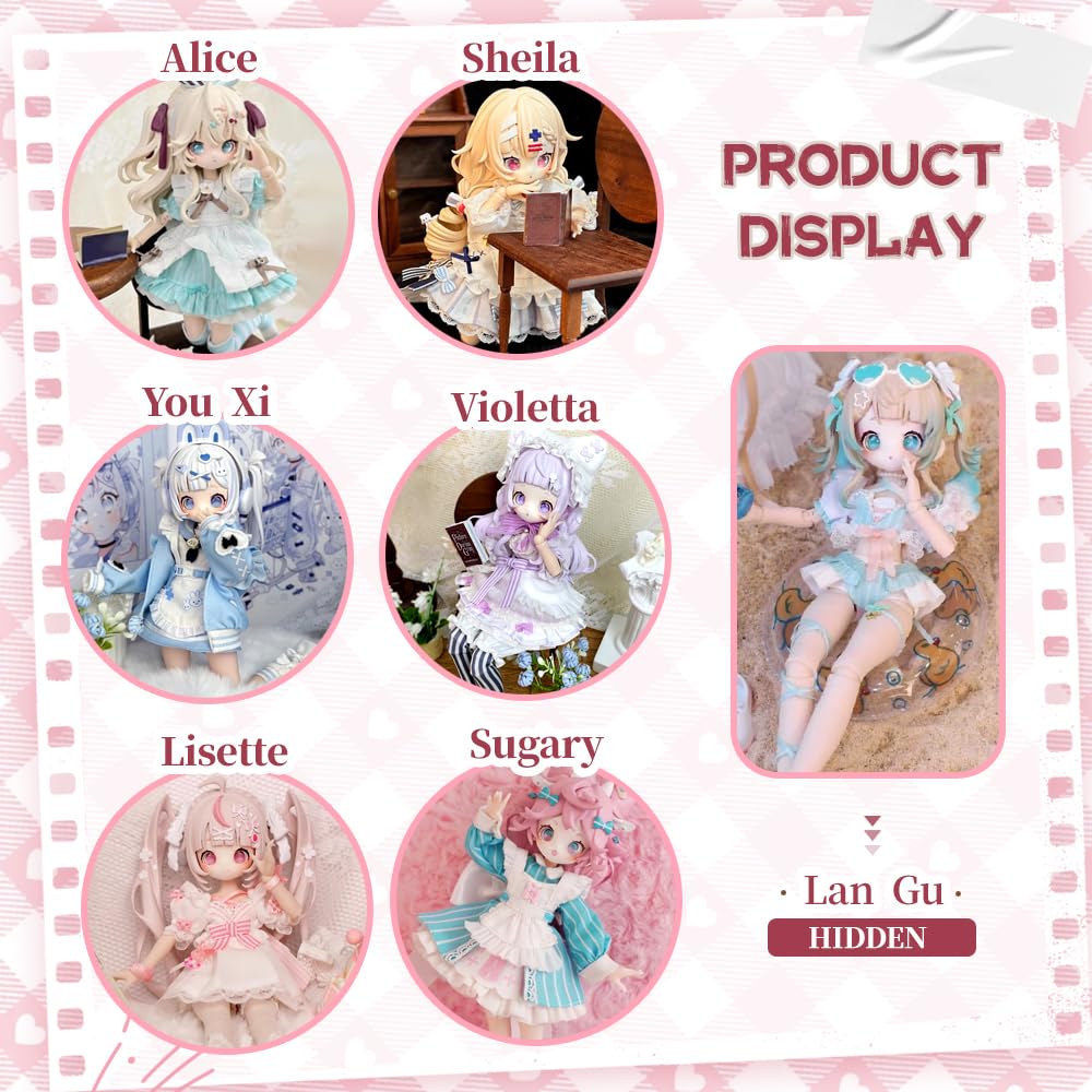 XiDonDon Sugary Girls Series 1/8 blind box interior reveals unique doll.