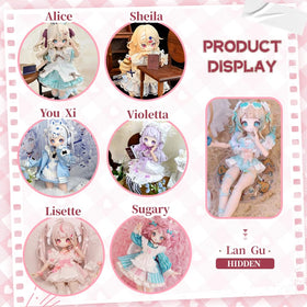 XiDonDon Sugary Girls Series 1/8 blind box interior reveals unique doll.