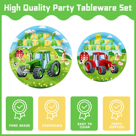 XIENBLOC tractor napkins for quick cleanup after snacks.