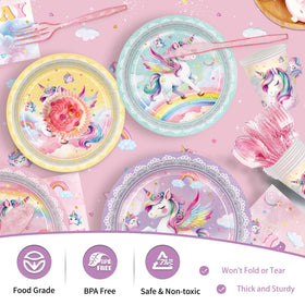 XIENBLOC unicorn paper cups for easy party service
