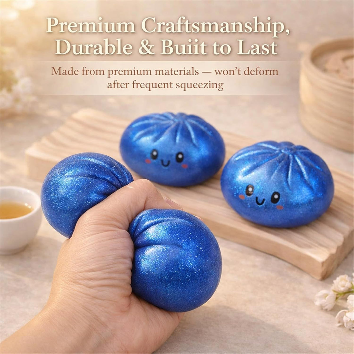 Xihongshi Glitter Dumpling Basket image emphasizes gift-ready packaging and presentation.