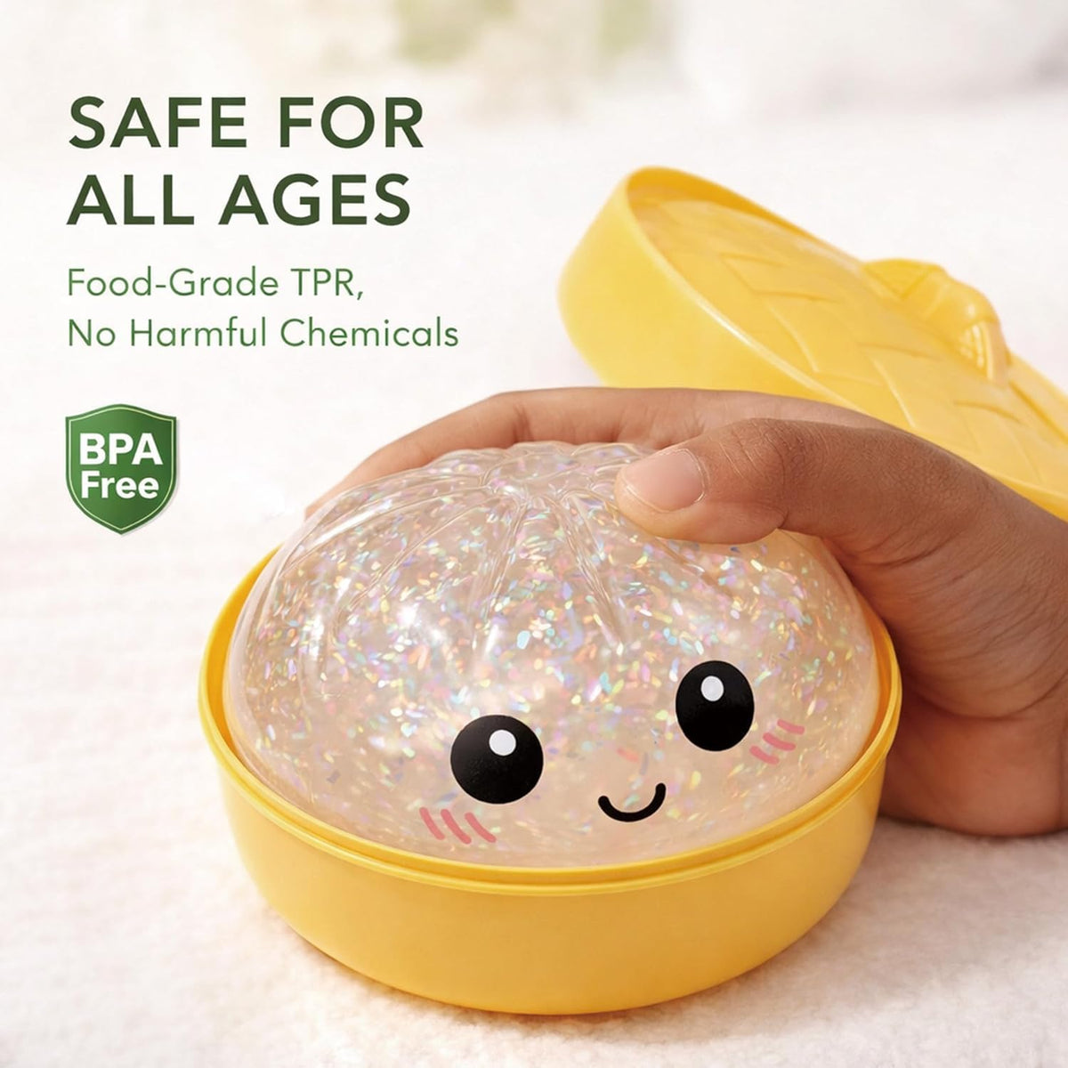 Xihongshi Glitter Dumpling Steamer Basket image highlighting authentic packaging and gifting appeal.