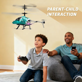 XIKOTEC indoor play image demonstrates safe, controlled flying.