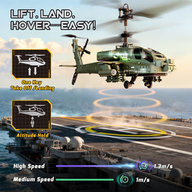 XIKOTEC RC helicopter LED lights for night indoor flights
