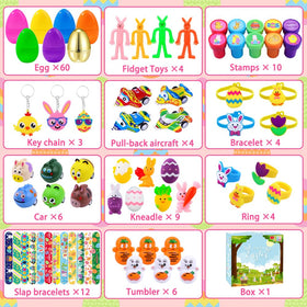 XIMISHOP Easter favors assortment, perfect for party bags and classroom prizes.
