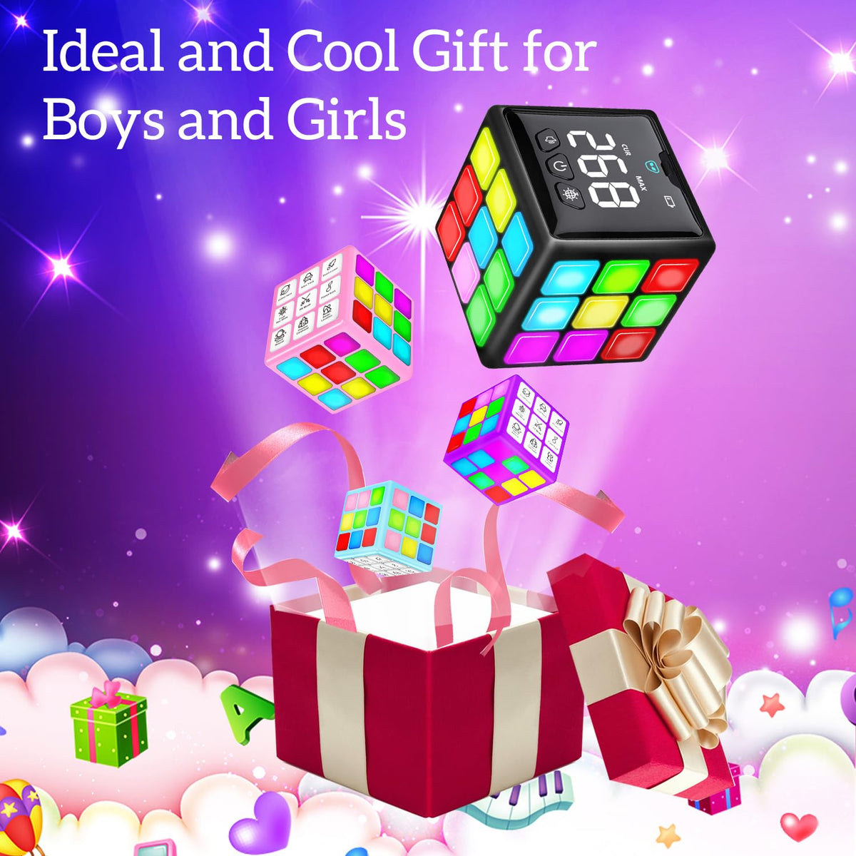 Xinbeiya Rechargeable Cube volume controls suit any environment.