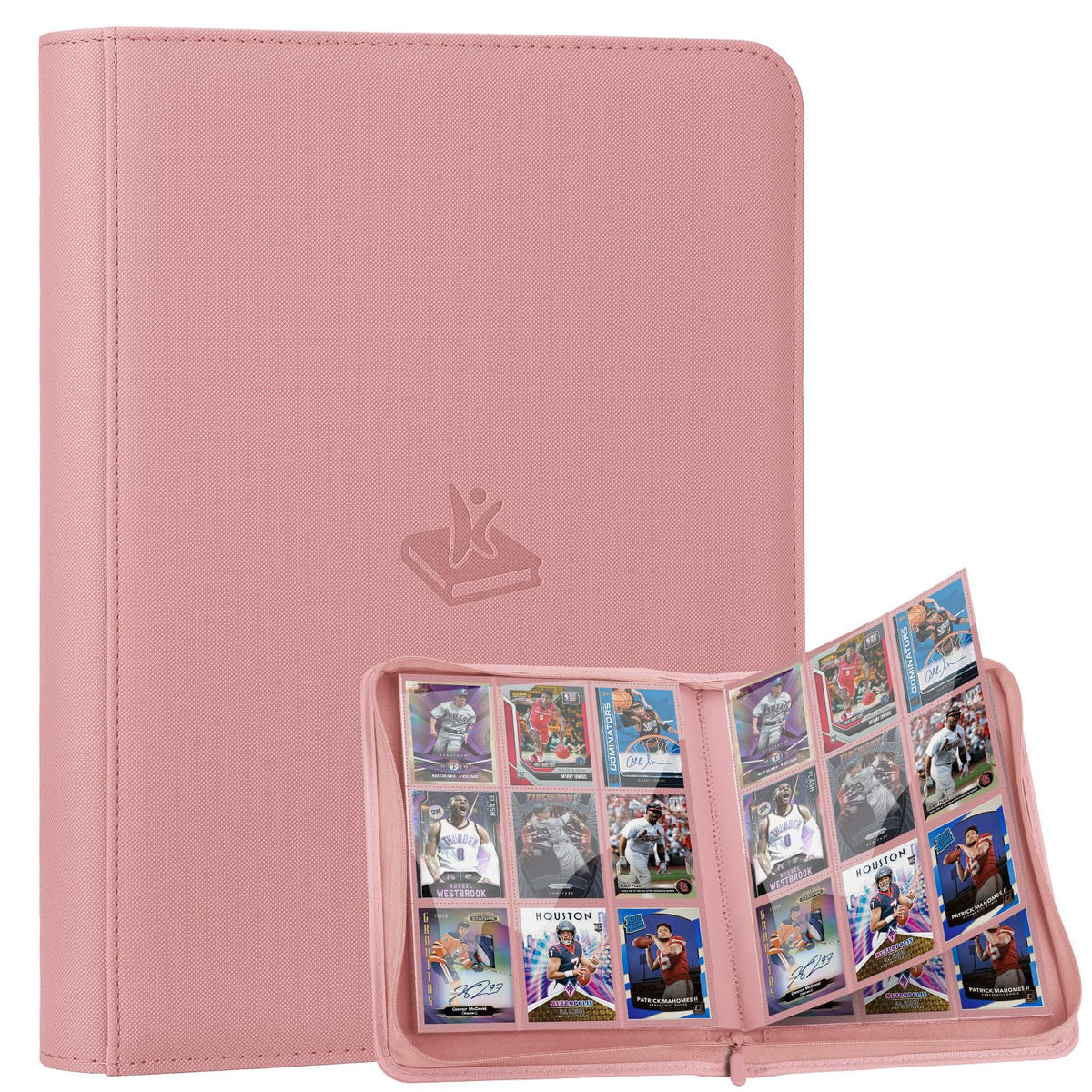 XINGFANGWF pink trading card binder exterior shows stylish protection for your collection