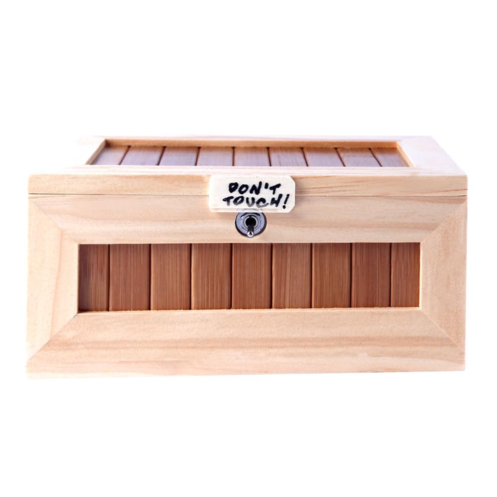 XINHOME Don't Touch Box USB charging indicator shows status for easy use.