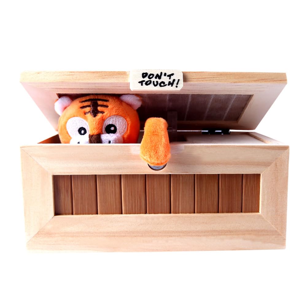 XINHOME Useless Box solid wood body feels premium on any workspace.