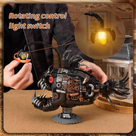 XinLiangDian lantern fish LED feature adds glowing effect for night-time display