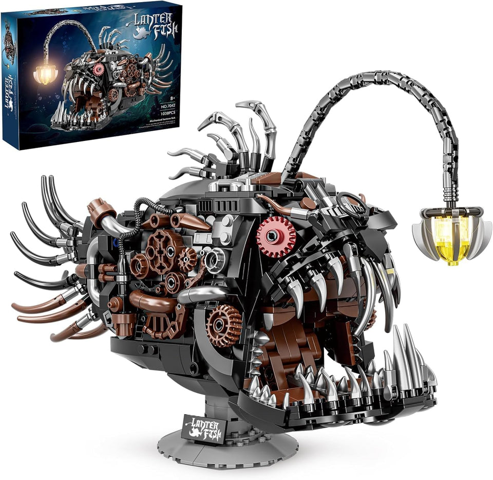 XinLiangDian lantern fish assembly shown with detailed parts for authentic display