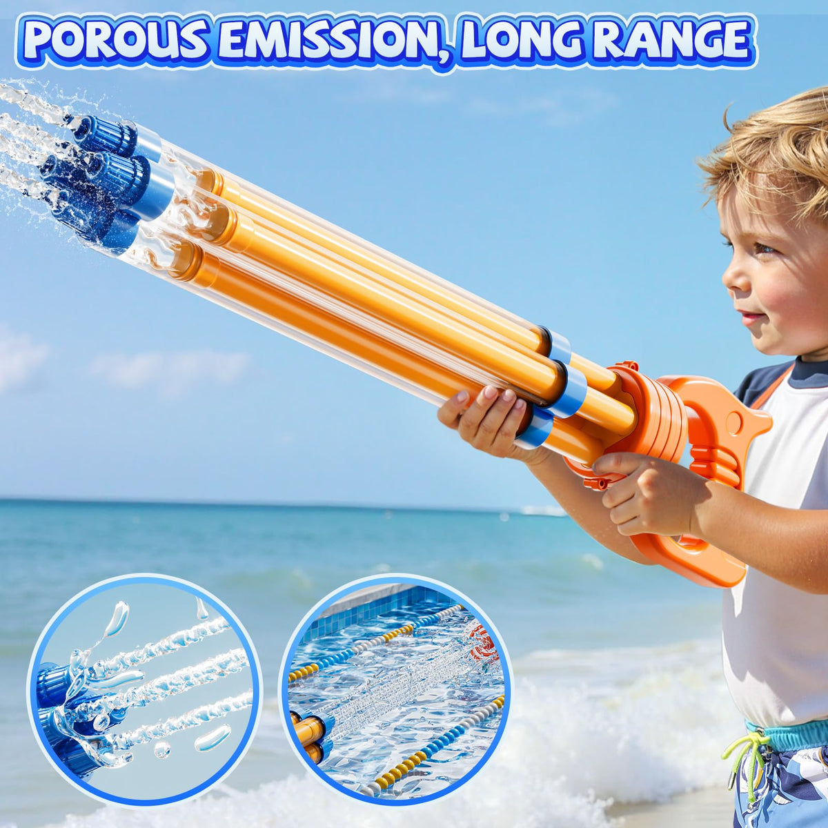 XINNOVEL beach and pool water toys spark sunny yard games and laughter.
