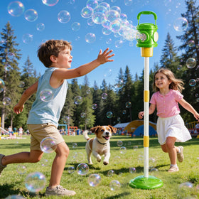 XINNOVEL Bubble Machine ideal for outdoor parties and summer gatherings.