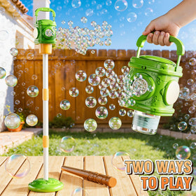 XINNOVEL Bubble Machine remote control for easy on-demand bubbles from across the yard.