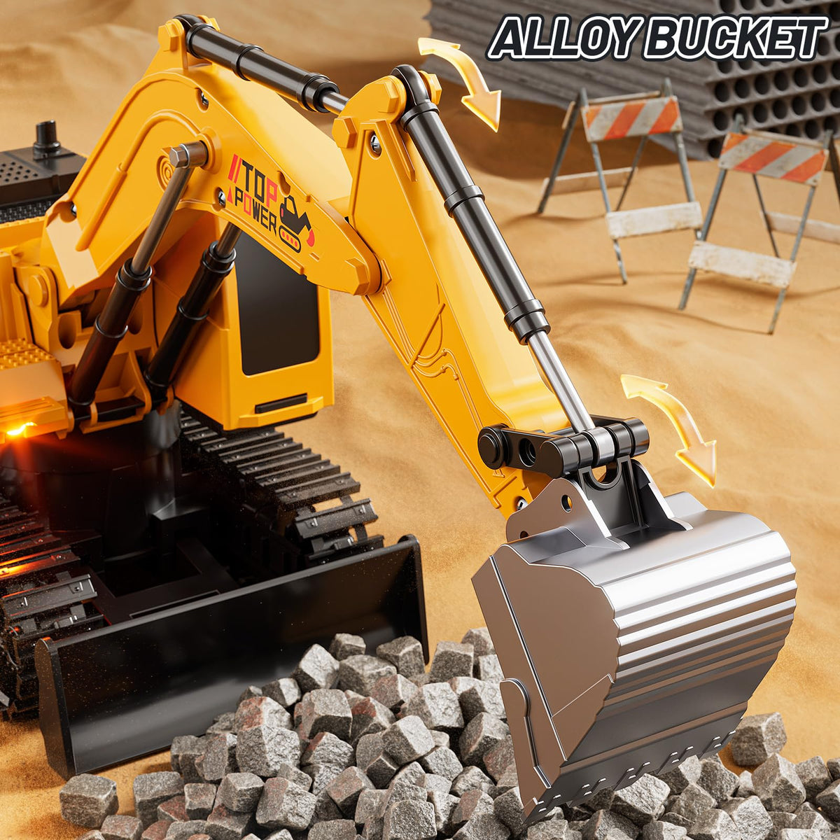 XINNOVEL Dual rechargeable batteries extend digging time between charges.