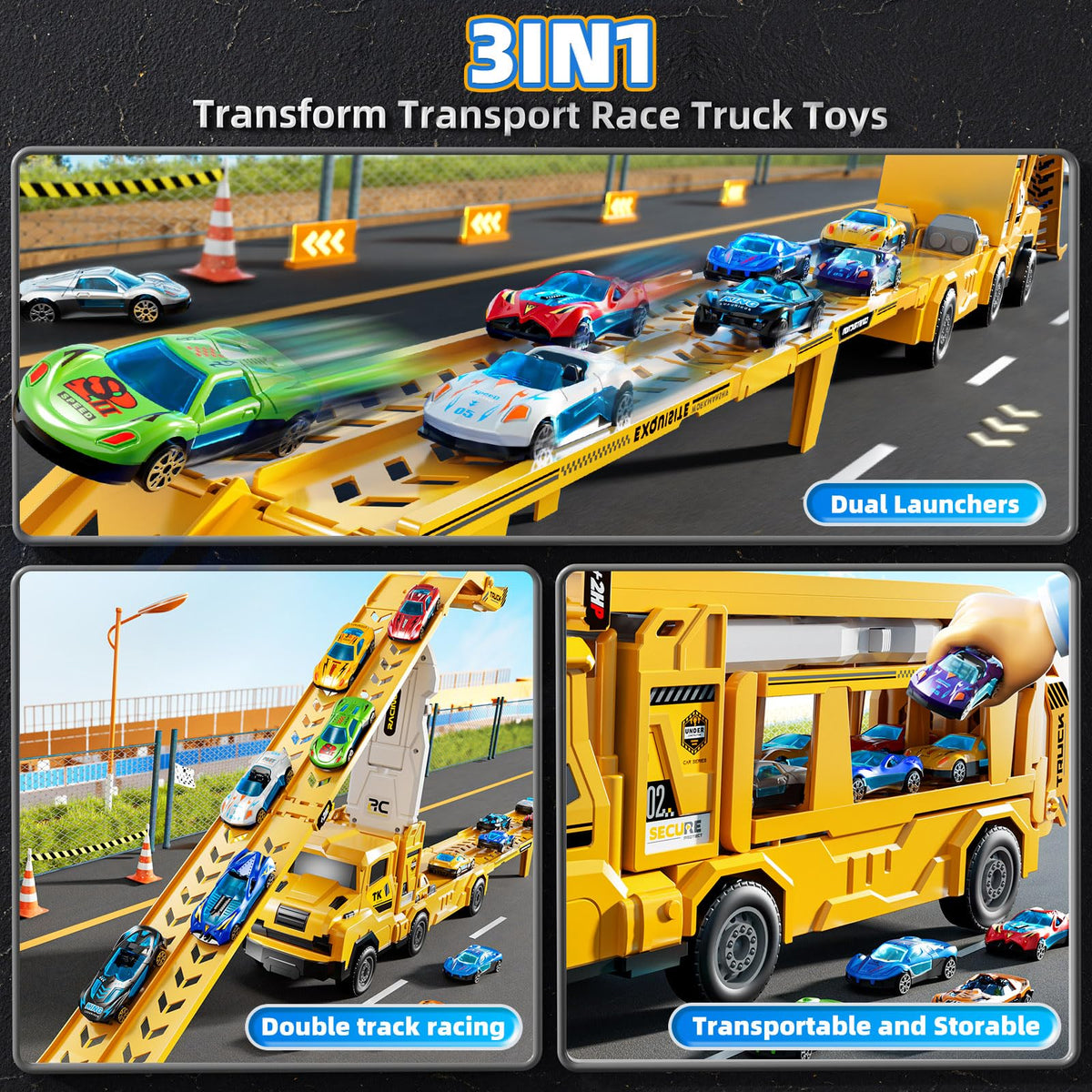 XINNOVEL dual-track race play supports 2-4 players