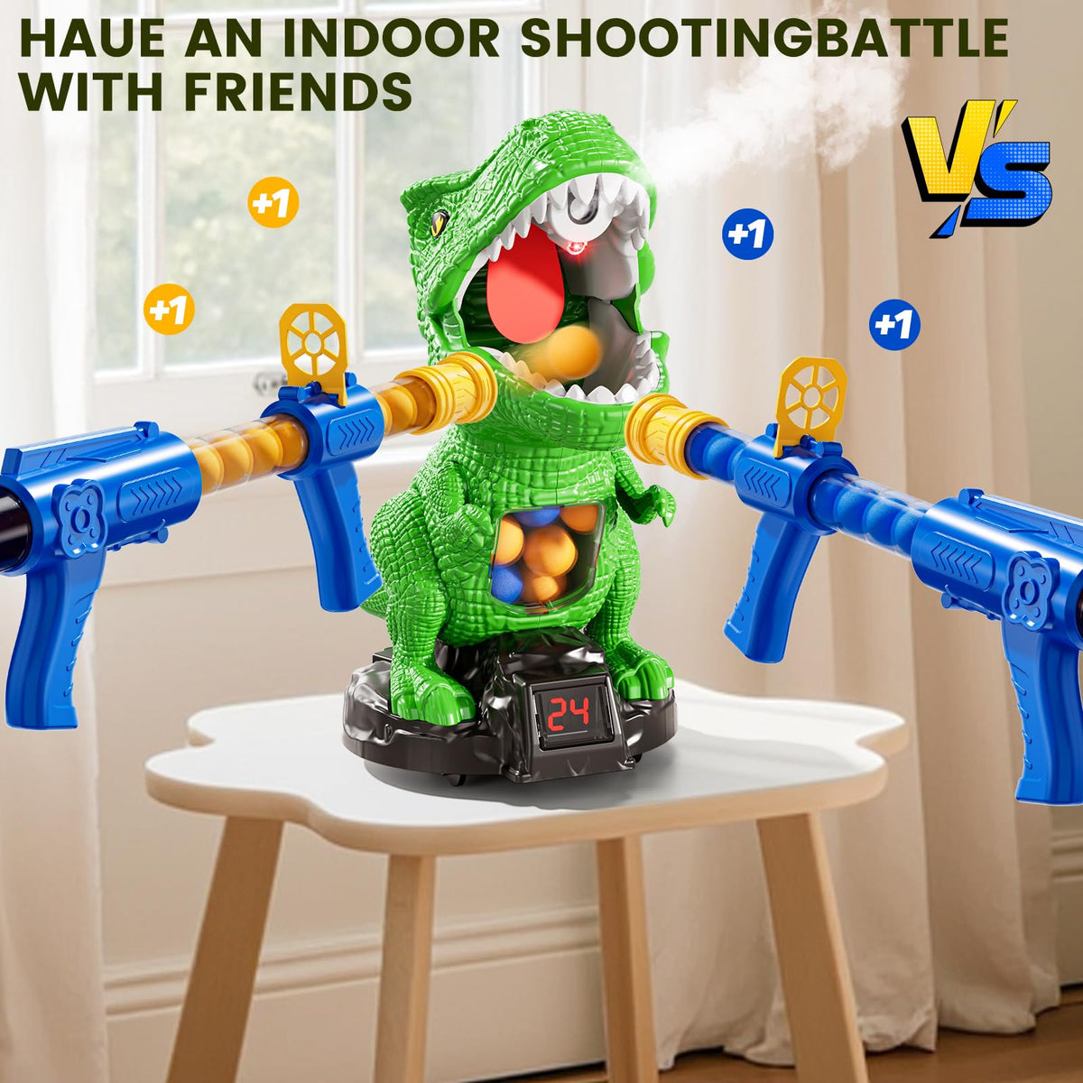 XINNOVEL foam balls safe for light target practice.