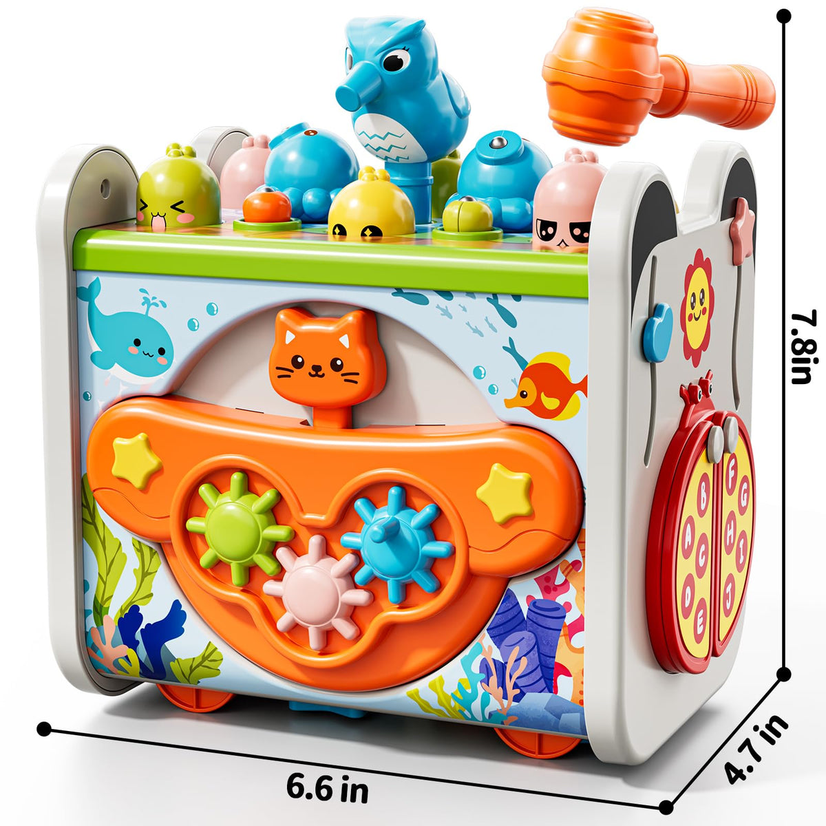 XINNOVEL xylophone play produces pleasant sounds to spark early musical interest.