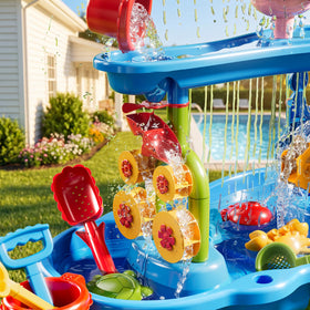 XINNOVEL teeter-totter accessory encourages cooperative play and motor skills