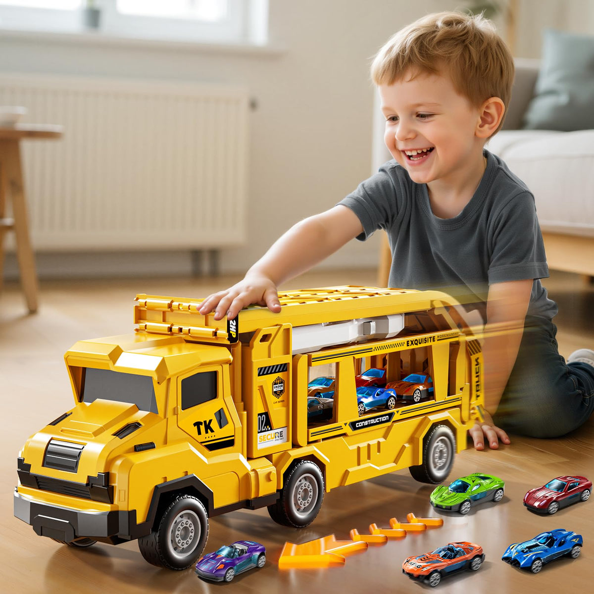 XINNOVEL transport truck storage doubles as a race base