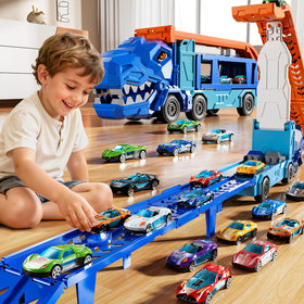 XINNOVEL two-lane race track enables head-to-head fun for 2 to 4 players.