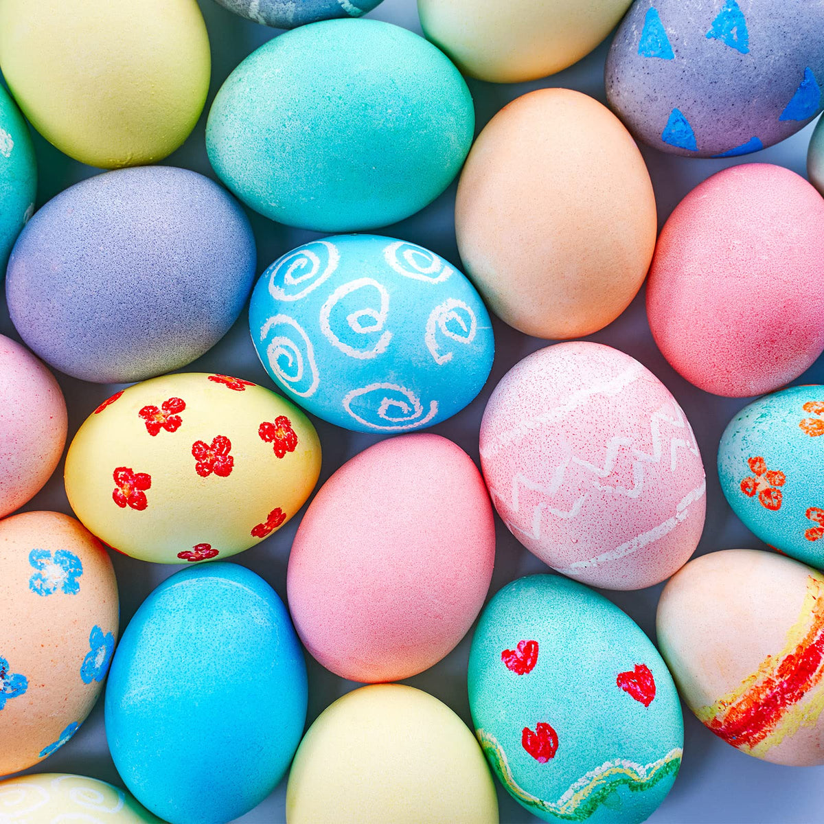 Xinnun durable wooden Easter egg resists drops for lasting decor and games.
