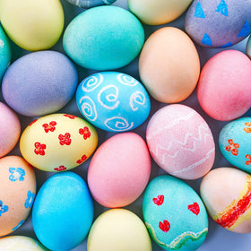 Xinnun durable wooden Easter egg resists drops for lasting decor and games.