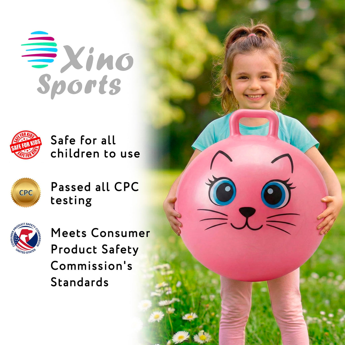 Xino Sports safe materials emphasizing phthalate-free construction
